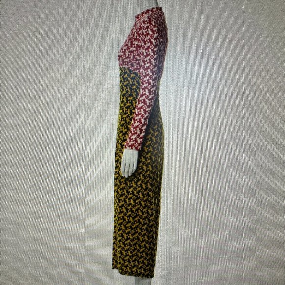 SOLD (on another site) Rachel Comey  Long Converge Stretchy Dress - Picture 2 of 5